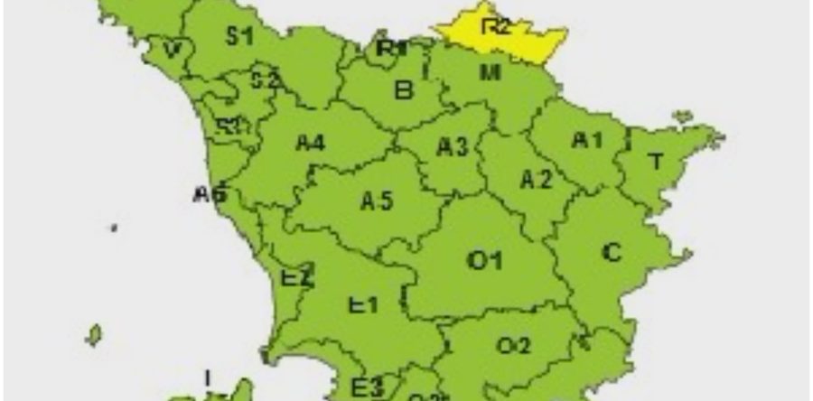 Codice giallo il 1° giugno per la Romagna toscana
