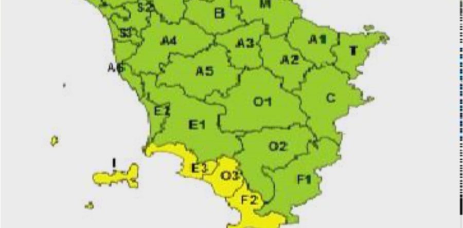Peggiora il tempo, è codice giallo nella costa sud e sulle isole